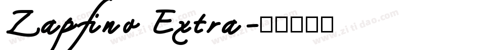 Zapfino Extra字体转换